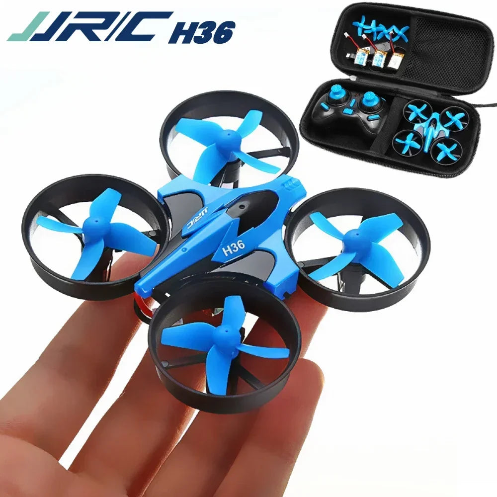 H36 Mini RC Quadcopter Drone with 4 Channels, 6-Axis Stabilization, Headless Mode, and 360° Flip Functionality - Ideal Remote Control Toy for Kids