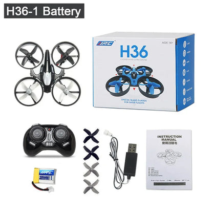 H36 Mini RC Quadcopter Drone with 4 Channels, 6-Axis Stabilization, Headless Mode, and 360° Flip Functionality - Ideal Remote Control Toy for Kids